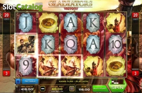 Οθόνη3. Gladiators Victory Κουλοχέρης