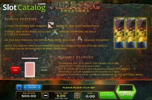 Οθόνη6. Jurassic Treasure (Xplosive Slots Group) Κουλοχέρης 