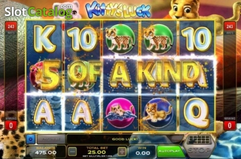 Οθόνη2. Kitty's Luck Κουλοχέρης