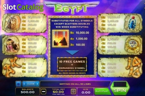 Οθόνη4. Wonders of Egypt (Xplosive Slots Group) Κουλοχέρης 