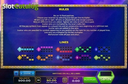 Οθόνη6. Wonders of Egypt (Xplosive Slots Group) Κουλοχέρης 