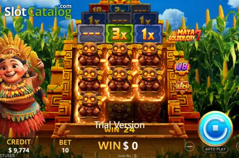 Οθόνη3. Maya Golden City 7 Κουλοχέρης