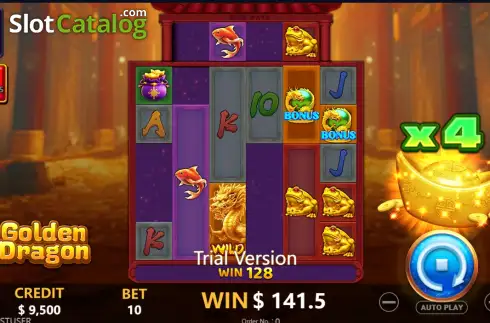 Οθόνη3. Golden Dragon (YGR) Κουλοχέρης