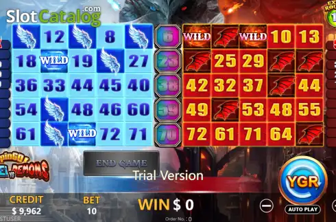Οθόνη2. Angels VS Demons SpinGO! Κουλοχέρης