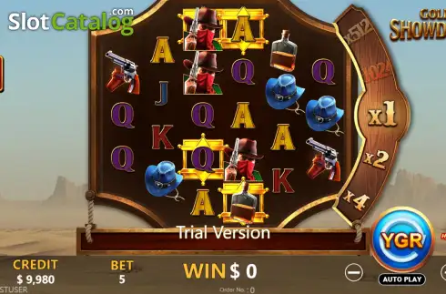 Οθόνη2. Gold Showdown Κουλοχέρης