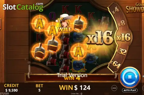Οθόνη3. Gold Showdown Κουλοχέρης