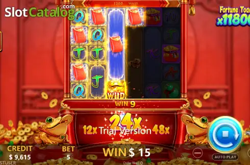 Οθόνη3. Fortune Toad x11800 Κουλοχέρης