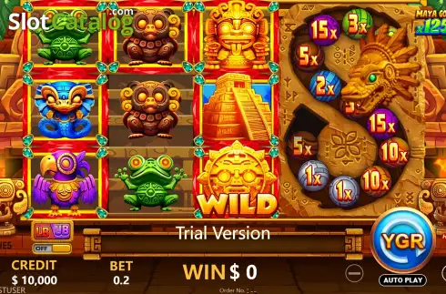 Οθόνη2. Maya Golden City x12500 Κουλοχέρης