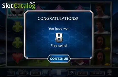 Εσωτερική οθόνη Freespin. Bicicleta Κουλοχέρης
