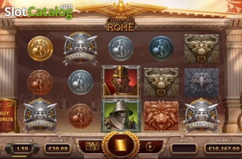 Οθόνη5. Champions of Rome Κουλοχέρης