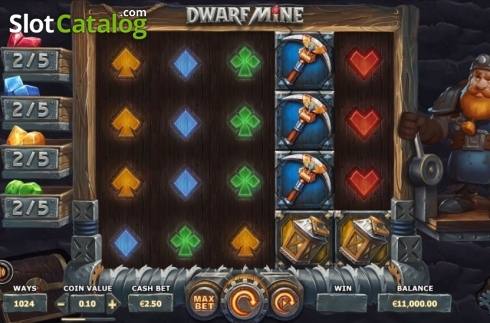 Οθόνη4. Dwarf Mine Κουλοχέρης