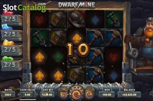 Οθόνη5. Dwarf Mine Κουλοχέρης