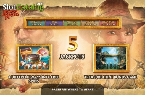 Οθόνη2. Jackpot Raiders Κουλοχέρης