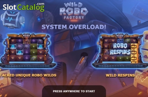 Οθόνη2. Wild Robo Factory Κουλοχέρης