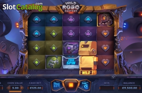 Οθόνη4. Wild Robo Factory Κουλοχέρης