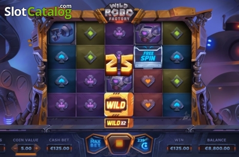 Οθόνη6. Wild Robo Factory Κουλοχέρης