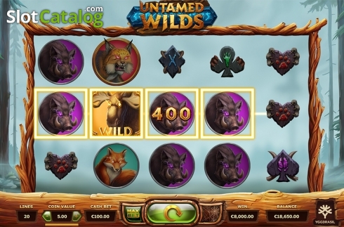 Οθόνη4. Untamed Wilds Κουλοχέρης