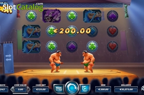 Οθόνη4. Yokozuna Clash Κουλοχέρης 