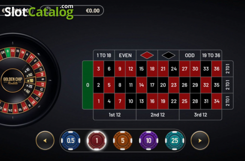 Οθόνη2. Golden Chip Roulette Κουλοχέρης
