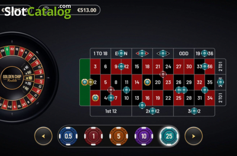 Οθόνη3. Golden Chip Roulette Κουλοχέρης