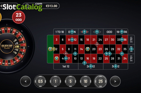 Οθόνη4. Golden Chip Roulette Κουλοχέρης