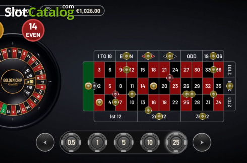 Οθόνη5. Golden Chip Roulette Κουλοχέρης