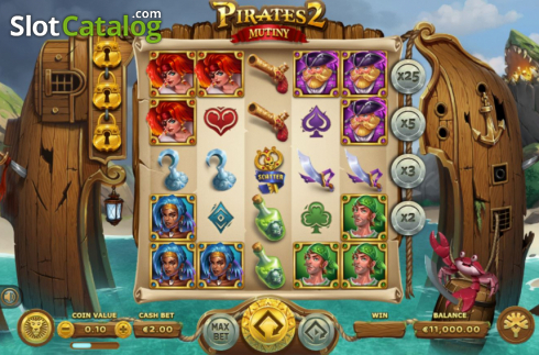 Οθόνη3. Pirates 2: Mutiny Κουλοχέρης