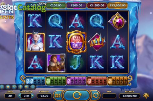 Οθόνη4. Frost Queen Jackpots Κουλοχέρης
