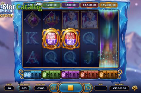 Οθόνη5. Frost Queen Jackpots Κουλοχέρης