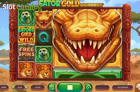 Οθόνη3. Gator Gold Gigablox Κουλοχέρης