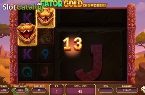 Οθόνη7. Gator Gold Gigablox Κουλοχέρης