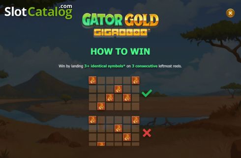 Οθόνη9. Gator Gold Gigablox Κουλοχέρης