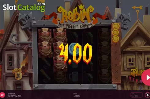Οθόνη4. Robin Nottingham Raiders Κουλοχέρης