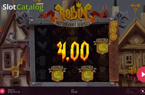 Οθόνη6. Robin Nottingham Raiders Κουλοχέρης