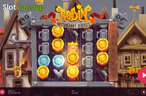 Οθόνη5. Robin Nottingham Raiders Κουλοχέρης