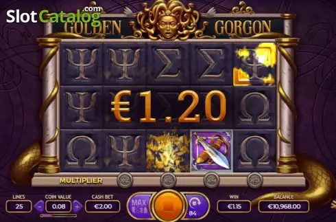 Οθόνη3. Golden Gorgon Κουλοχέρης 