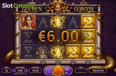 Οθόνη4. Golden Gorgon Κουλοχέρης 