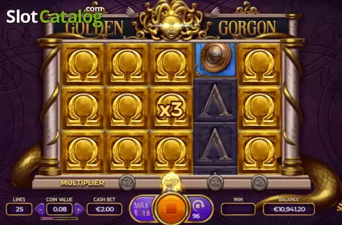 Οθόνη5. Golden Gorgon Κουλοχέρης 