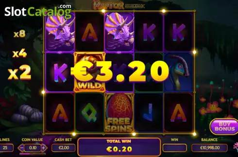 Οθόνη4. Raptor Doublemax Κουλοχέρης