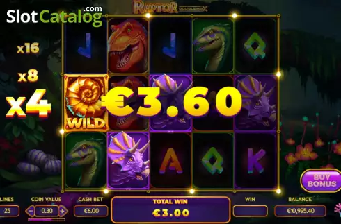 Οθόνη5. Raptor Doublemax Κουλοχέρης