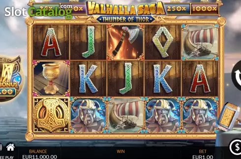 Οθόνη3. Valhalla Saga Thunder of Thor Κουλοχέρης