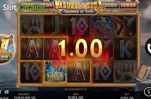 Οθόνη4. Valhalla Saga Thunder of Thor Κουλοχέρης