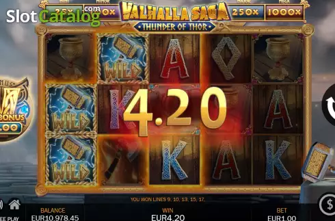 Οθόνη5. Valhalla Saga Thunder of Thor Κουλοχέρης