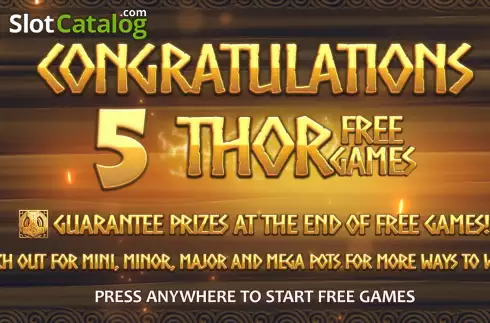 Οθόνη9. Valhalla Saga Thunder of Thor Κουλοχέρης