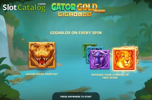 Οθόνη2. Gator Gold Deluxe Gigablox Κουλοχέρης