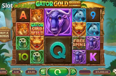 Οθόνη3. Gator Gold Deluxe Gigablox Κουλοχέρης