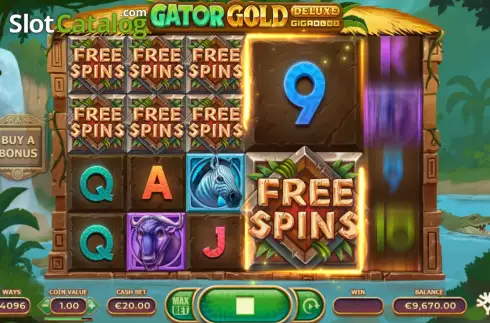 Οθόνη6. Gator Gold Deluxe Gigablox Κουλοχέρης