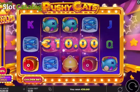 Οθόνη3. Pushy Cats Κουλοχέρης 