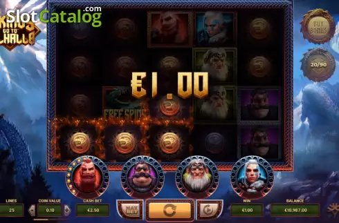 Οθόνη5. Vikings Go To Valhalla Κουλοχέρης
