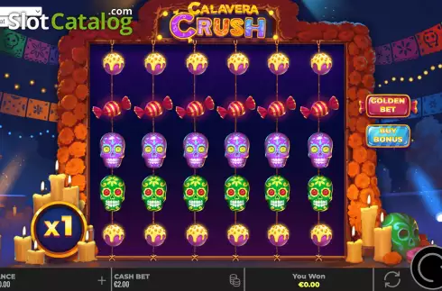 Οθόνη3. Calavera Crush Κουλοχέρης